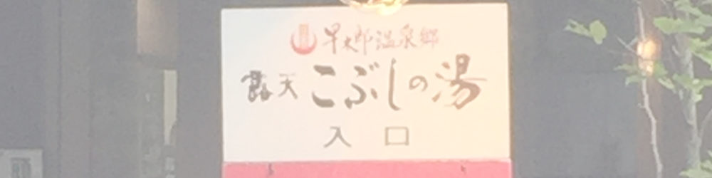 露天 こぶしの湯